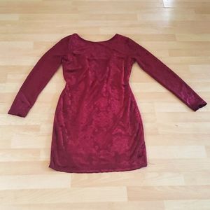 Windsor Suede Backless Design Dress